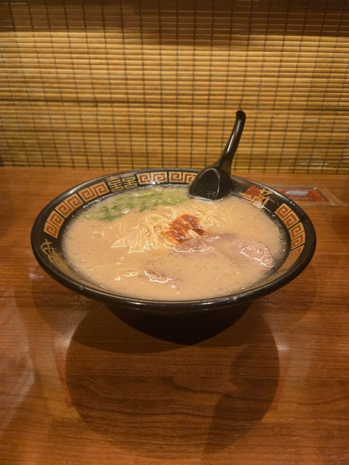 A bowl of Ramen from Ichiran. 