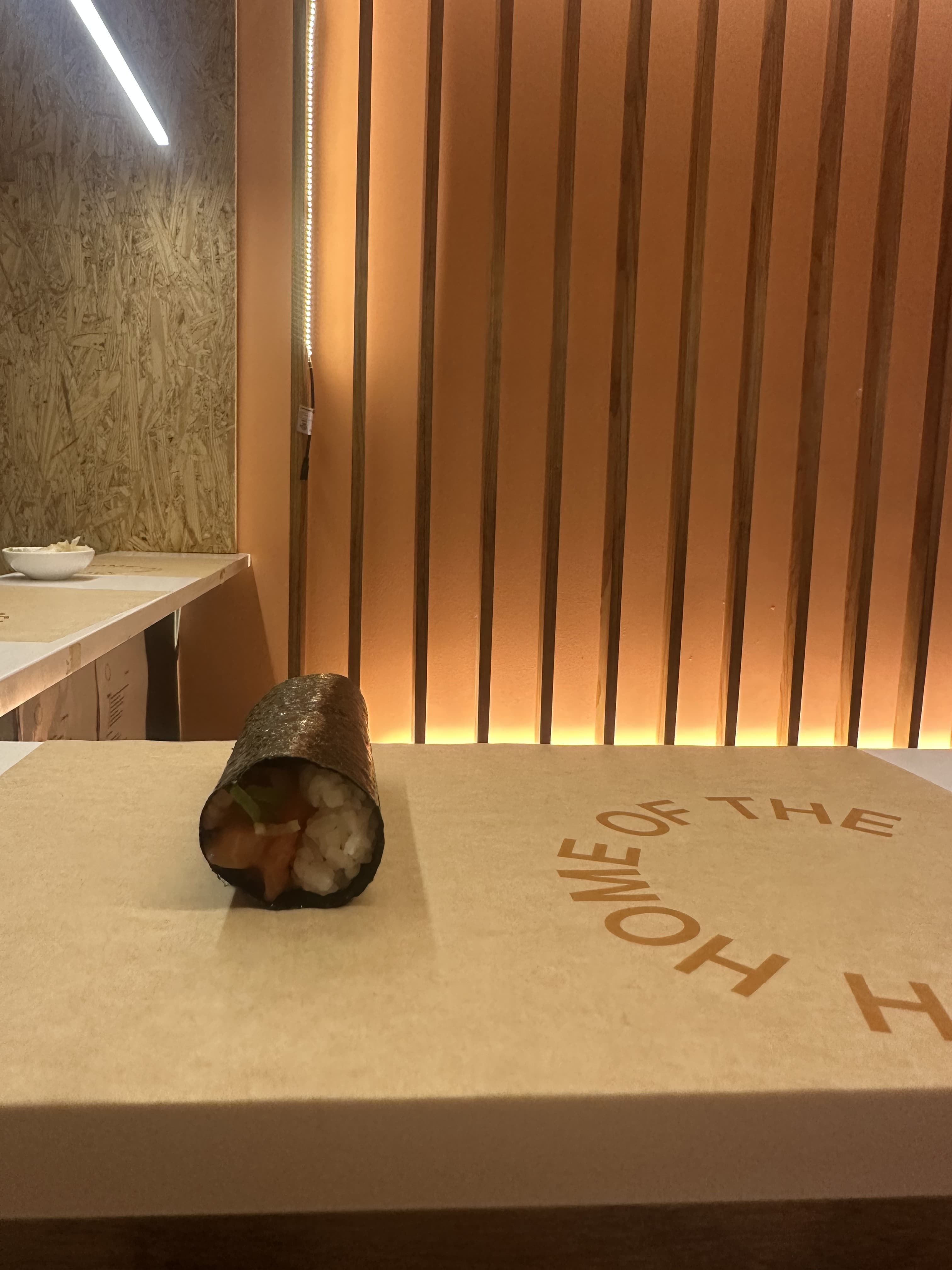 A hand roll from Temakese in East Village