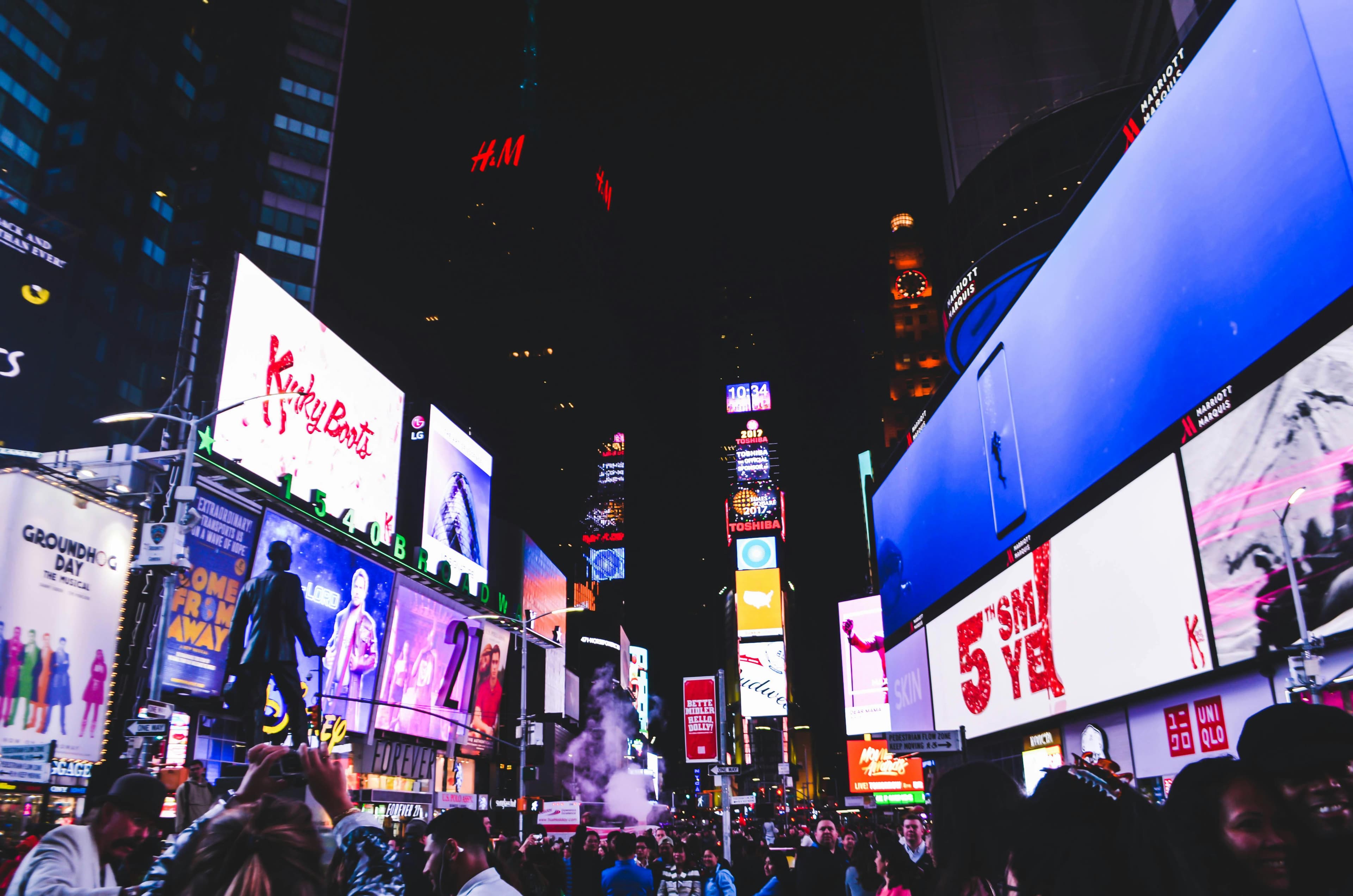 Broadway theaters in New York City