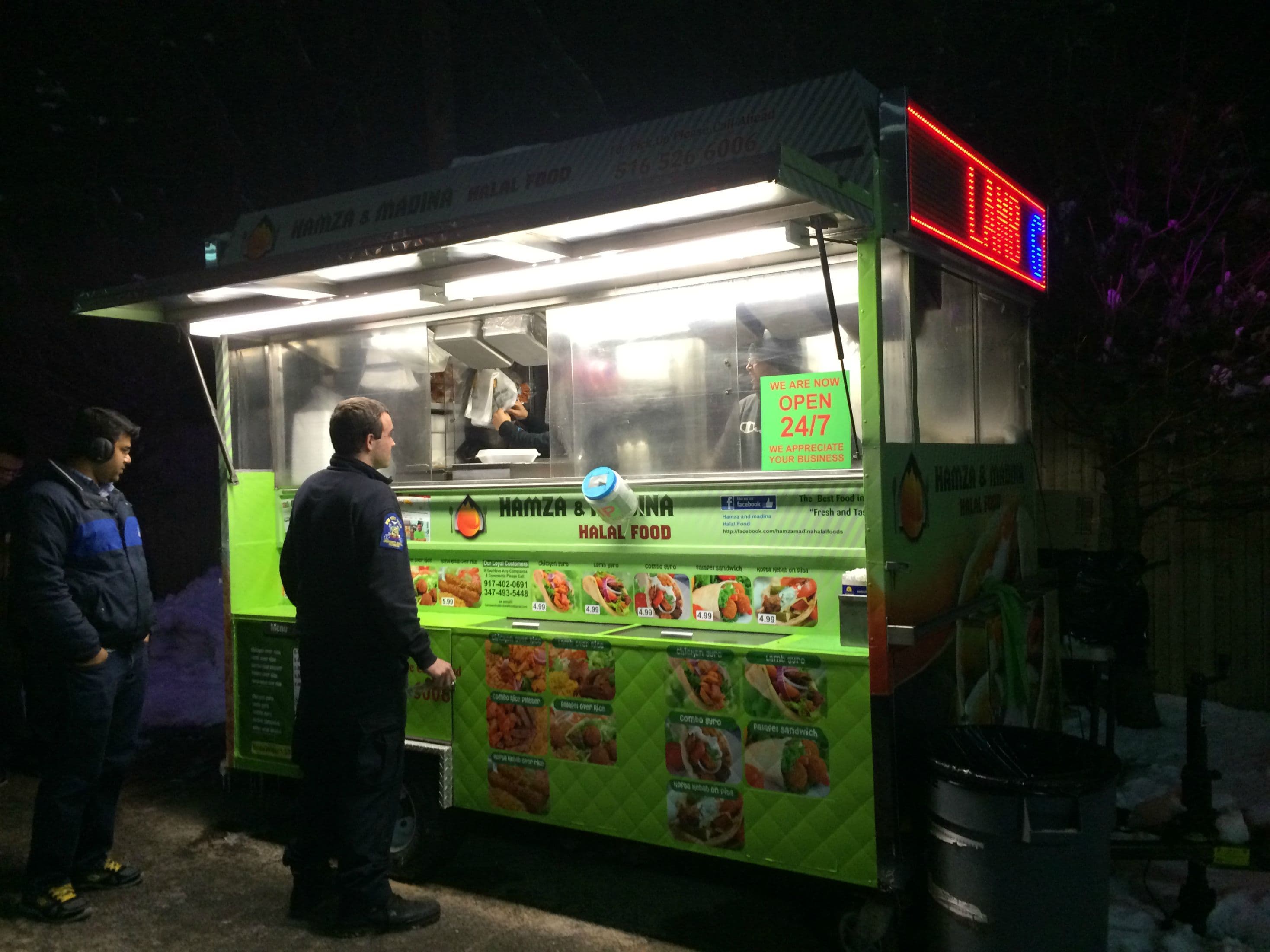 Hamza and Madina Halal Food in Hicksville serving delicious halal food